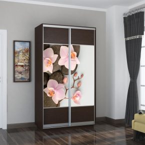 Шкаф Купе Алюминий Стандарт 2х дв.декор